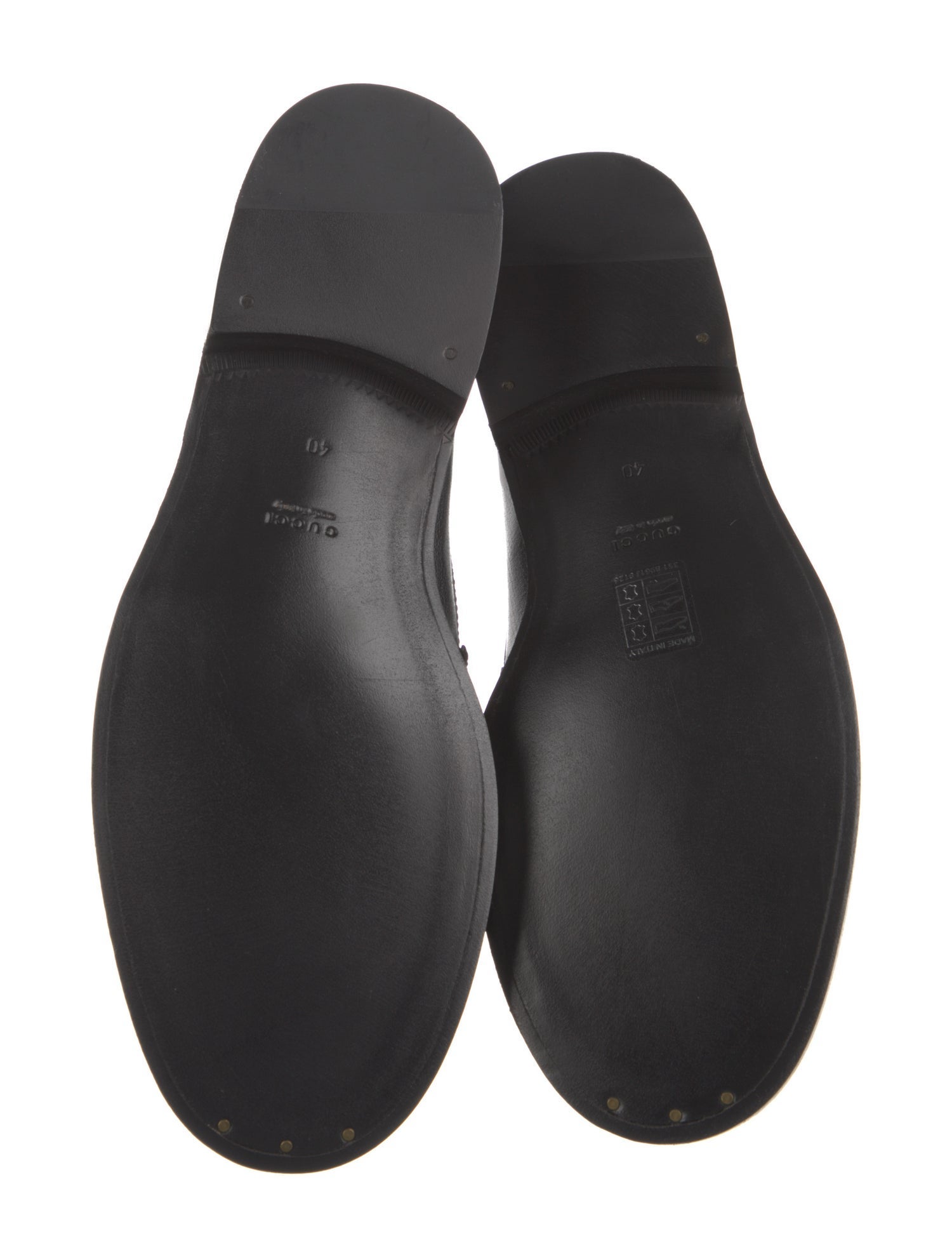 Gucci Leather Dress Loafers